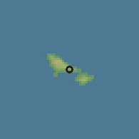 Shaded relief of the 59 km around Kolia, drawn from the GMTED2010 grid