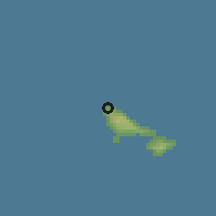 Shaded relief of the 59 km around Tavai, drawn from the GMTED2010 grid