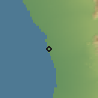Shaded relief of the 59 km around al-H̱awẖah, drawn from the GMTED2010 grid