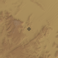Shaded relief of the 59 km around al-Jadīdah, drawn from the GMTED2010 grid