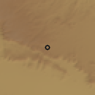 Shaded relief of the 59 km around al-Marhinah, drawn from the GMTED2010 grid
