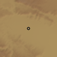 Shaded relief of the 59 km around al-Matūn, drawn from the GMTED2010 grid