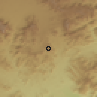 Shaded relief of the 60 km around ad̨-D̨ubayyāt, drawn from the GMTED2010 grid