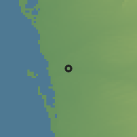 Shaded relief of the 59 km around Ad Durayhimī, drawn from the GMTED2010 grid