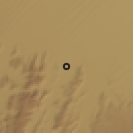 Shaded relief of the 59 km around An Nuqūb, drawn from the GMTED2010 grid