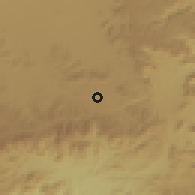 Shaded relief of the 59 km around aş-Şa'īd, drawn from the GMTED2010 grid