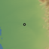 Shaded relief of the 59 km around al-'Abbāsī, drawn from the GMTED2010 grid