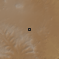 Shaded relief of the 59 km around D̨uraybah, drawn from the GMTED2010 grid