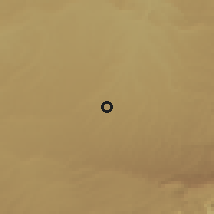 Shaded relief of the 59 km around Gayl bin Yamīn, drawn from the GMTED2010 grid