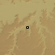 Shaded relief of the 59 km around H̨urayd̨ah, drawn from the GMTED2010 grid