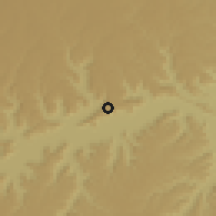 Shaded relief of the 59 km around Madūdah, drawn from the GMTED2010 grid