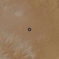 Shaded relief of the 59 km around Malāh̨, drawn from the GMTED2010 grid