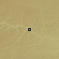 Shaded relief of the 59 km around Sanā, drawn from the GMTED2010 grid