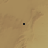 Shaded relief of the 60 km around Isoka, drawn from the GMTED2010 grid