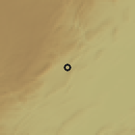 Shaded relief of the 59 km around Maamba, drawn from the GMTED2010 grid