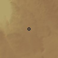 Shaded relief of the 60 km around Mbala, drawn from the GMTED2010 grid