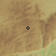 Shaded relief of the 59 km around Chimanimani, drawn from the GMTED2010 grid