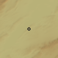 Shaded relief of the 59 km around Binga, drawn from the GMTED2010 grid