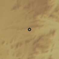 Shaded relief of the 59 km around Murambinda, drawn from the GMTED2010 grid