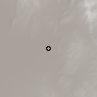 Shaded relief of the 58 km around Catavi, drawn from the GMTED2010 grid