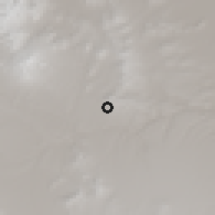 Shaded relief of the 59 km around Chacoma, drawn from the GMTED2010 grid