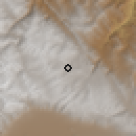 Shaded relief of the 59 km around Chapisirca, drawn from the GMTED2010 grid