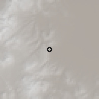 Shaded relief of the 59 km around Chocorosi, drawn from the GMTED2010 grid