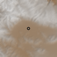 Shaded relief of the 59 km around Colcapirhua, drawn from the GMTED2010 grid