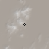 Shaded relief of the 58 km around Colcha K, drawn from the GMTED2010 grid