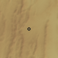 Shaded relief of the 58 km around Cuevo, drawn from the GMTED2010 grid