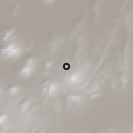 Shaded relief of the 58 km around Andino, drawn from the GMTED2010 grid