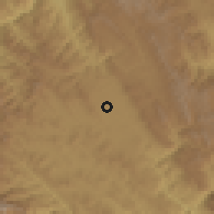 Shaded relief of the 59 km around Apolo, drawn from the GMTED2010 grid
