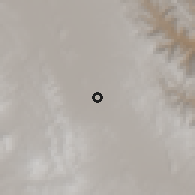 Shaded relief of the 59 km around Machacamarca, drawn from the GMTED2010 grid