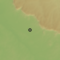 Shaded relief of the 59 km around Ascención, drawn from the GMTED2010 grid