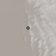 Shaded relief of the 59 km around Poopó, drawn from the GMTED2010 grid
