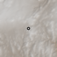 Shaded relief of the 59 km around Porco, drawn from the GMTED2010 grid