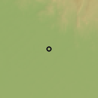 Shaded relief of the 59 km around Quebrada Estancia Villa Florida, drawn from the GMTED2010 grid