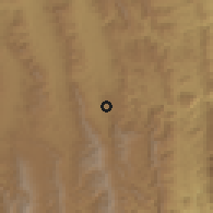 Shaded relief of the 59 km around Quirusillas, drawn from the GMTED2010 grid