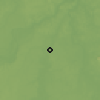 Shaded relief of the 60 km around Remanso, drawn from the GMTED2010 grid