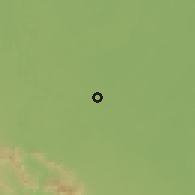 Shaded relief of the 59 km around Reyes, drawn from the GMTED2010 grid