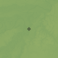 Shaded relief of the 60 km around Riberalta, drawn from the GMTED2010 grid