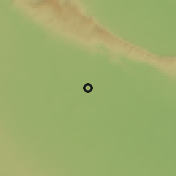 Shaded relief of the 59 km around San Joaquín, drawn from the GMTED2010 grid