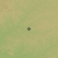 Shaded relief of the 59 km around Santa Rosa de Lima, drawn from the GMTED2010 grid