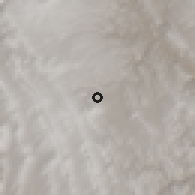 Shaded relief of the 59 km around Siglo XX, drawn from the GMTED2010 grid