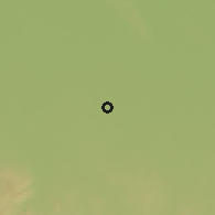 Shaded relief of the 59 km around Buen Retiro, drawn from the GMTED2010 grid