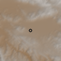 Shaded relief of the 59 km around Tarata, drawn from the GMTED2010 grid