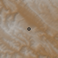 Shaded relief of the 59 km around Toro Toro, drawn from the GMTED2010 grid