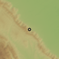 Shaded relief of the 59 km around Tumupasa, drawn from the GMTED2010 grid