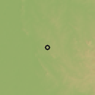 Shaded relief of the 59 km around Yotaú, drawn from the GMTED2010 grid