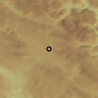 Shaded relief of the 52 km around Avtovac, drawn from the GMTED2010 grid